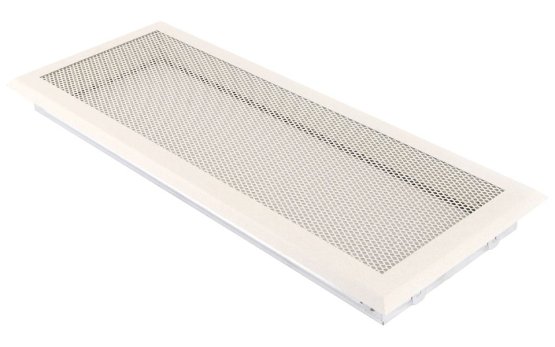 Krbová mřížka 16x45 cm, krémový brokát