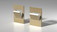 SILADOOR - Revizní dvířka pro krby  44 x 44 cm