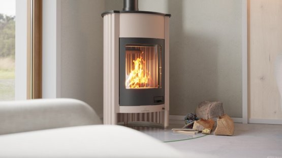 HS FLAMINGO Krbová kamna MASTERFLAMME ® Grande I, krémová