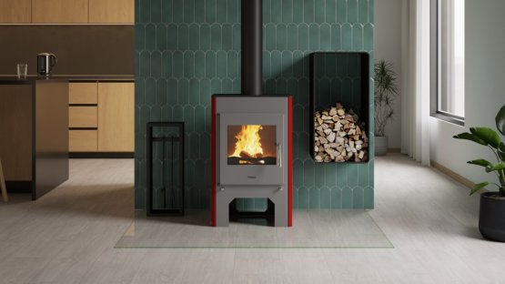 HS FLAMINGO Krbová kamna FLAMINGO ® ESPO III červená