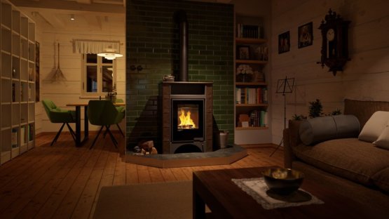 HS FLAMINGO Kachlová kamna AQUAFLAM VARIO ® PERU 11kW, kachle hnědá (teplovzdušná verze)