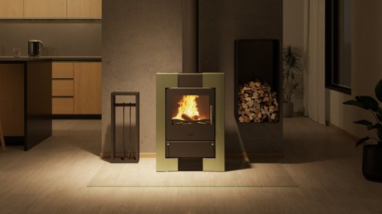 HS FLAMINGO Krbová kamna FLAMINGO ® ESPO II olivová