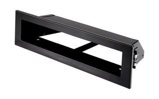 Krbová mřížka OTEVŘENÁ 20x6 cm, černý mat