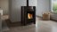 HS FLAMINGO Krbová kamna AQUAFLAM VARIO ® KALMAR 11/7kW hnědá - sametová, elektronická regulace