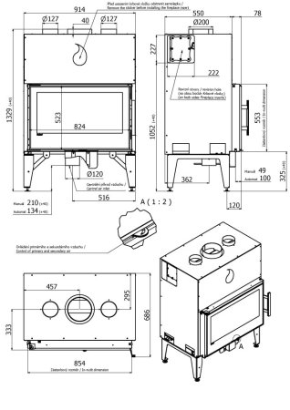 Krbová vložka FLAMINGO ® X15, automatická regulace