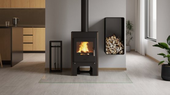 HS FLAMINGO Krbová kamna FLAMINGO ® ESPO III hnědá - sametová