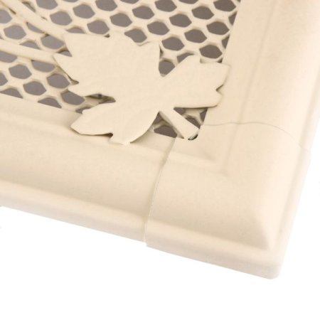 Krbová mřížka 16x32 cm, RETRO slonová kost s žaluzií