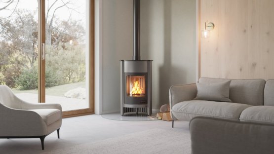 HS FLAMINGO Krbová kamna MASTERFLAMME ® Grande I, šedá