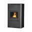 HS FLAMINGO Krbová kamna AQUAFLAM ® 25 s výměníkem - černá, manuální regulace