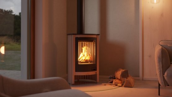 HS FLAMINGO Krbová kamna MASTERFLAMME ® Piccolo I, krémová