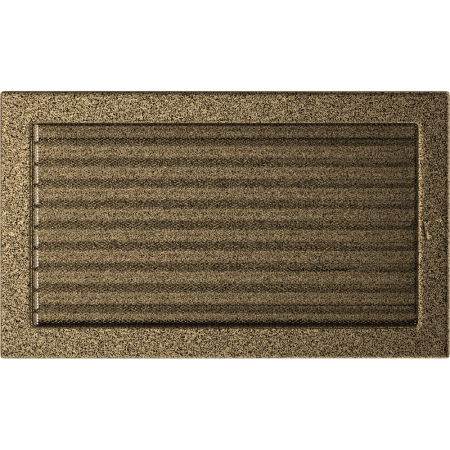 Krbová mřížka 22x37 BASIC staré zlato s žaluzií