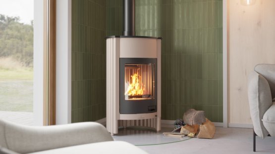 HS FLAMINGO Krbová kamna MASTERFLAMME ® Grande I, krémová