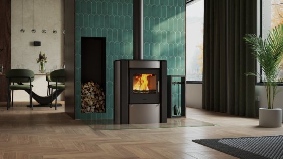 HS FLAMINGO Krbová kamna FLAMINGO ® AMOS šedá