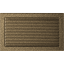 Krbová mřížka 22x37 BASIC staré zlato s žaluzií