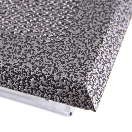 Krbová mřížka 16x32 cm, staré stříbro s žaluzií