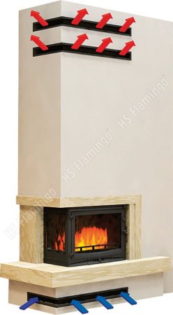 Krbová mřížka OTEVŘENÁ 20x6 cm, bílá