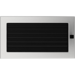 Krbová mřížka 17x30 BASIC broušený nerez s žaluzií