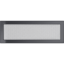 Krbová mřížka 17x49 BASIC grafitová