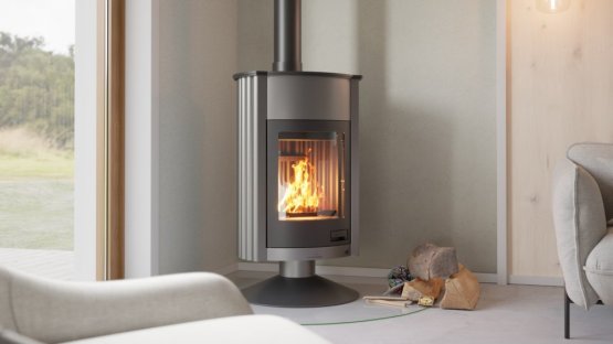 HS FLAMINGO Krbová kamna MASTERFLAMME ® Grande II, šedá