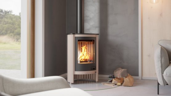 HS FLAMINGO Krbová kamna MASTERFLAMME ® Piccolo I, krémová