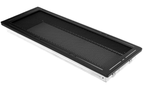 Krbová mřížka 16x45 cm, TREND černý mat