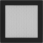 Krbová mřížka 22x22 BASIC černá