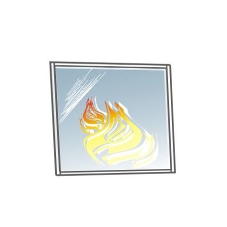 Sklo do krbových kamen a vložek - libovolný rozměr (cena za 1m2)