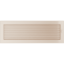 Krbová mřížka 17x49 BASIC krémová s žaluzií