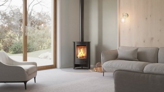HS FLAMINGO Krbová kamna MASTERFLAMME ® Piccolo I, černá