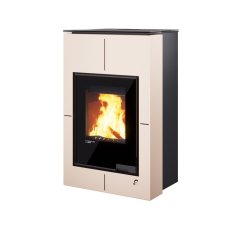HS FLAMINGO Krbová kamna AQUAFLAM VARIO ® SAPORO 11/7kW krémová