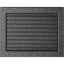 Krbová mřížka 22x30 BASIC staré stříbro s žaluzií
