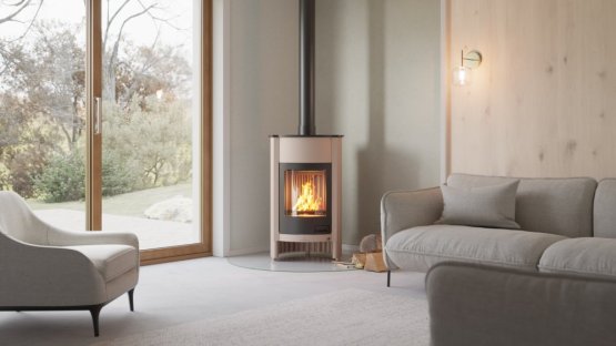 HS FLAMINGO Krbová kamna MASTERFLAMME ® Grande I, krémová