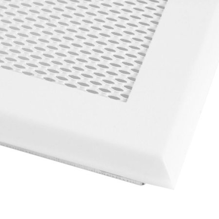 Krbová mřížka 16x32 cm, bílá