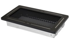 Krbová mřížka 10x20 cm, TREND černý mat