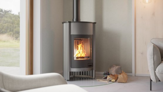 HS FLAMINGO Krbová kamna MASTERFLAMME ® Grande I, šedá