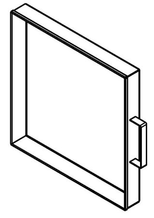 NDV-000050 - FL09K01 - Popelník kamna Flamingo