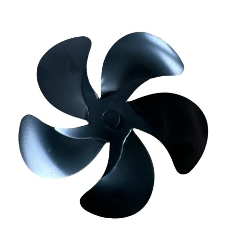 Náhradní vrtule pětilopatková černá - ventilátor na kamna