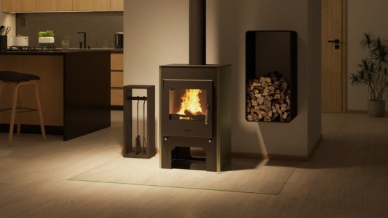 HS FLAMINGO Krbová kamna FLAMINGO ® ESPO III olivová