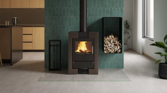 HS FLAMINGO Krbová kamna FLAMINGO ® ESPO II hnědá - sametová