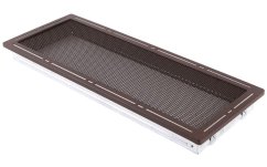Krbová mřížka 16x45 cm, TREND hnědý brokát