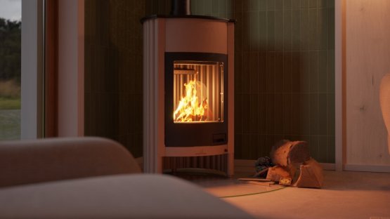 HS FLAMINGO Krbová kamna MASTERFLAMME ® Grande I, krémová