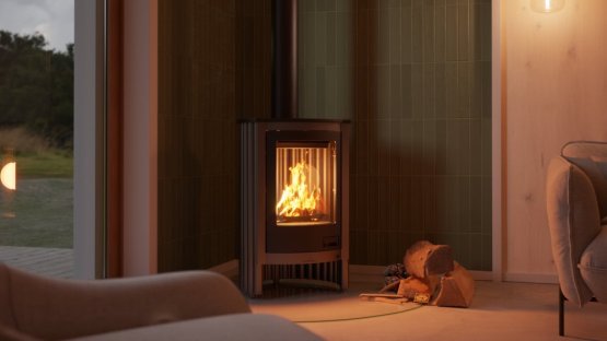 HS FLAMINGO Krbová kamna MASTERFLAMME ® Piccolo I, šedá