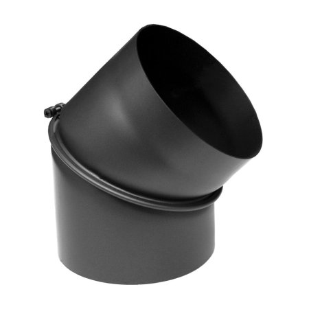 Kouřovod - Koleno - nastavitelné 45° 160 mm 2 mm