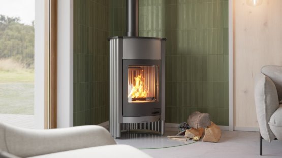 HS FLAMINGO Krbová kamna MASTERFLAMME ® Grande I, šedá