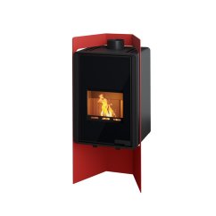 HS FLAMINGO Krbová kamna FLAMINGO DELUXE ® PULAU, červená