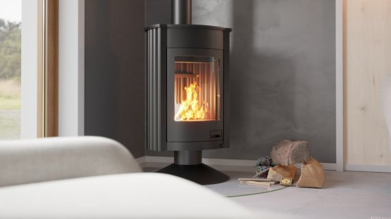 HS FLAMINGO Krbová kamna MASTERFLAMME ® Medie II, černá