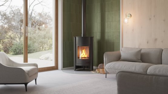 HS FLAMINGO Krbová kamna MASTERFLAMME ® Grande I, černá