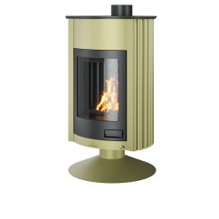 HS FLAMINGO Krbová kamna MASTERFLAMME ® Grande II, olivová