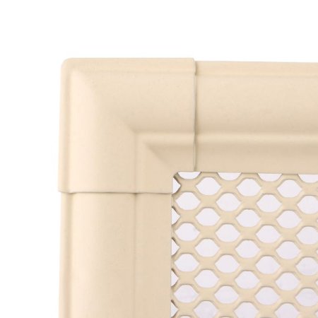 Krbová mřížka 16x32 cm, RETRO slonová kost s žaluzií