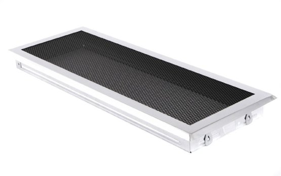 Krbová mřížka 16x45 cm, chrom